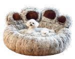 The Paw™ Weighted Anxiety Bed