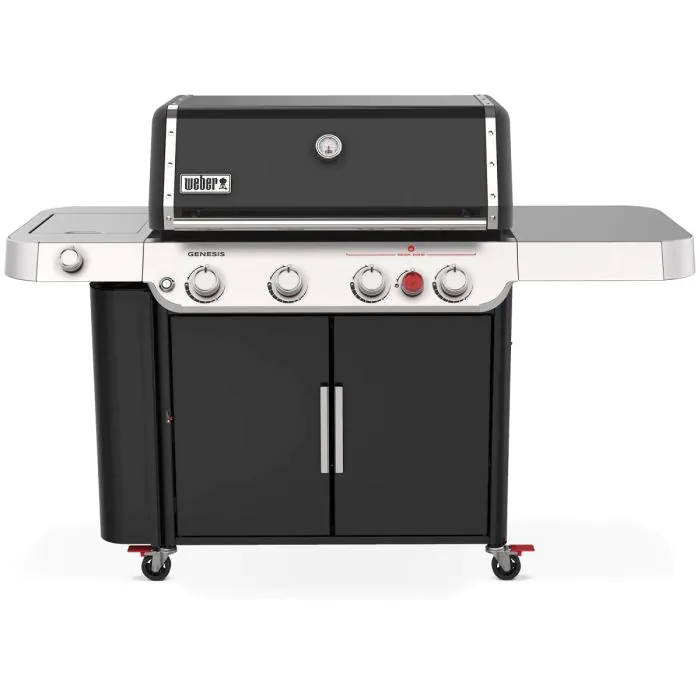 Weber GENESIS E-435 Propane Gas Grill with Sear Burner & Side Burner - Black
