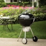 Weber Master Touch 22-Inch Charcoal Grill With Gourmet BBQ System Cooking Grate - Black
