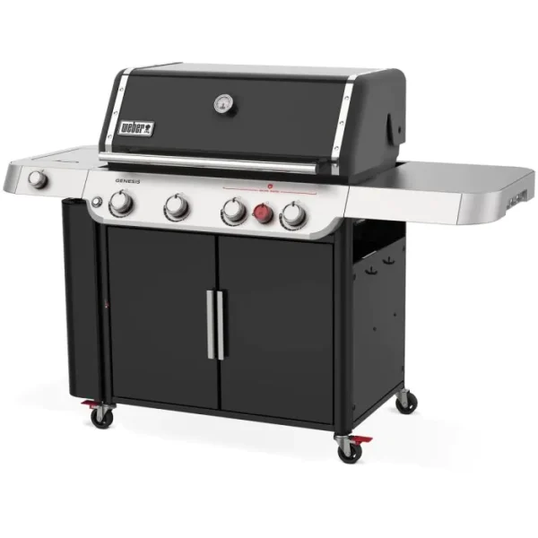 Weber GENESIS E-435 Propane Gas Grill with Sear Burner & Side Burner - Black