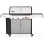 Weber NEW GENESIS S-435 Propane Gas Grill with Sear Burner & Side Burner - Stainless Steel
