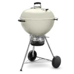 Weber Master Touch 22-Inch Charcoal Grill With Gourmet BBQ System Cooking Grate - Ivory