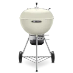 Weber Master Touch 22-Inch Charcoal Grill With Gourmet BBQ System Cooking Grate - Ivory