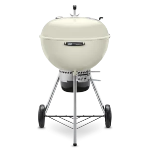 Weber Master Touch 22-Inch Charcoal Grill With Gourmet BBQ System Cooking Grate - Ivory