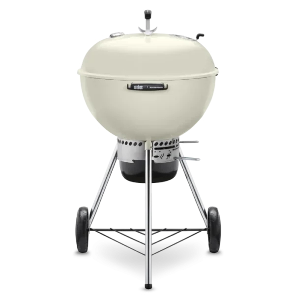 Weber Master Touch 22-Inch Charcoal Grill With Gourmet BBQ System Cooking Grate - Ivory