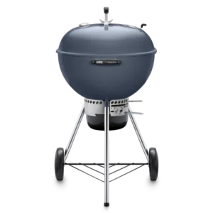 Weber Master Touch 22-Inch Charcoal Grill With Gourmet BBQ System Cooking Grate - Slate Blue