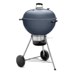 Weber Master Touch 22-Inch Charcoal Grill With Gourmet BBQ System Cooking Grate - Slate Blue