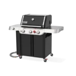 Weber GENESIS E-335 Natural Gas Grill with Sear Burner & Side Burner - Black