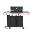 Weber GENESIS E-335 Natural Gas Grill with Sear Burner & Side Burner - Black