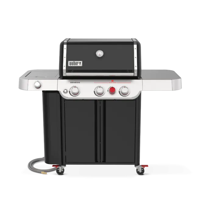 Weber GENESIS E-335 Natural Gas Grill with Sear Burner & Side Burner - Black