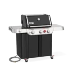 Weber GENESIS E-335 Natural Gas Grill with Sear Burner & Side Burner - Black