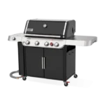 Weber GENESIS E-435 Natural Gas Grill with Sear Burner & Side Burner - Black