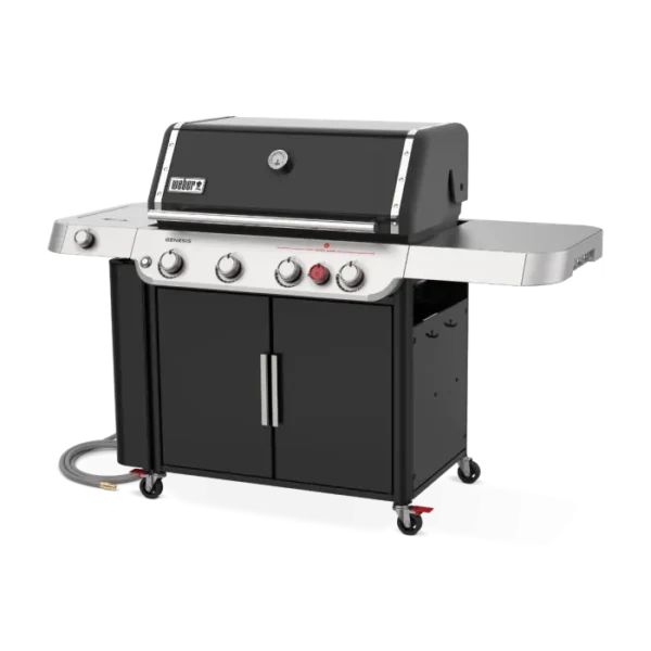 Weber GENESIS E-435 Natural Gas Grill with Sear Burner & Side Burner - Black