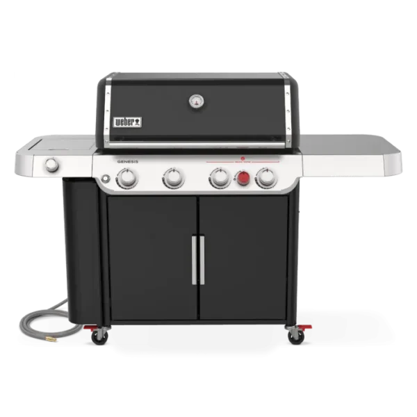 Weber GENESIS E-435 Natural Gas Grill with Sear Burner & Side Burner - Black