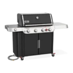 Weber GENESIS E-435 Natural Gas Grill with Sear Burner & Side Burner - Black