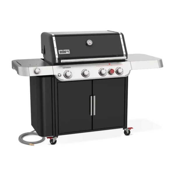 Weber GENESIS E-435 Natural Gas Grill with Sear Burner & Side Burner - Black