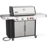 Weber NEW GENESIS S-435 Natural Gas Grill with Sear Burner & Side Burner - Stainless Steel
