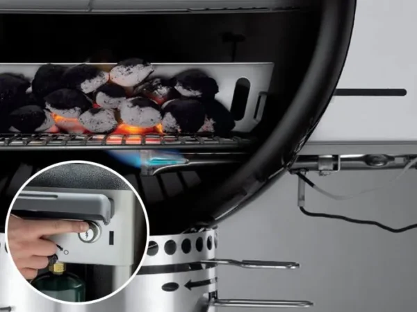 Weber Performer Deluxe 22-Inch Freestanding Charcoal Grill - Black