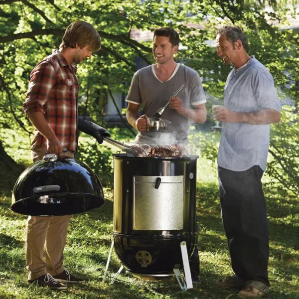 Weber Smokey Mountain Cooker 18-Inch Charcoal Smoker