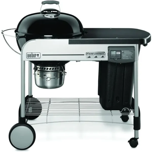 Weber Performer Deluxe 22-Inch Freestanding Charcoal Grill - Black