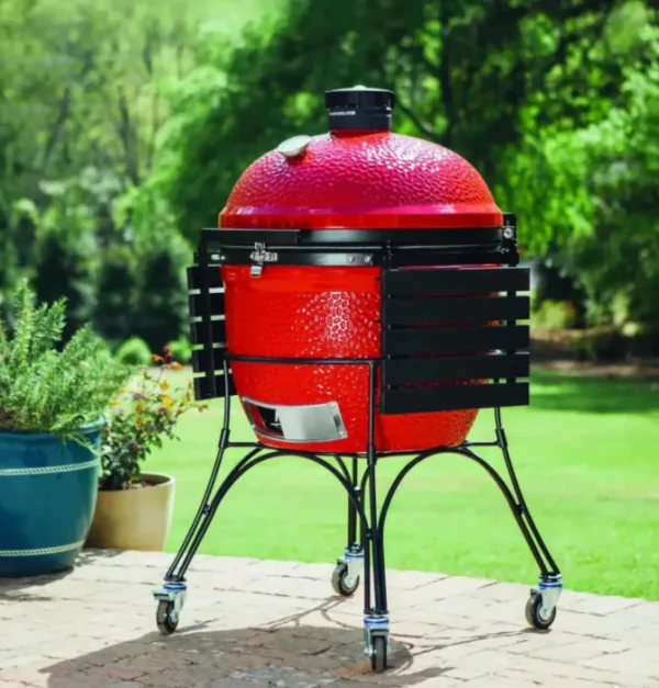 Kamado Joe Big Joe II 24-Inch Ceramic Grill With Cast Iron Cart